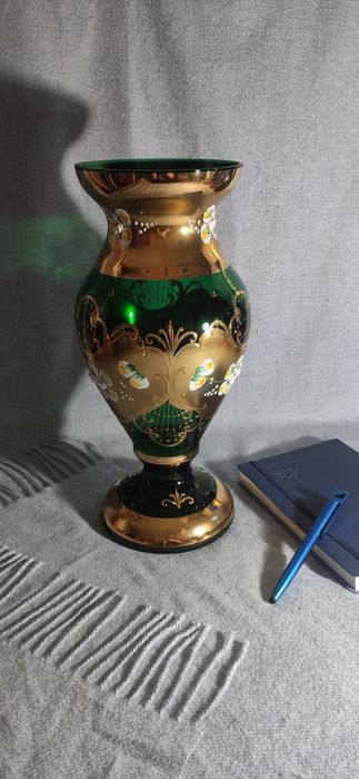 Богема. Ваза чешская, оригинал