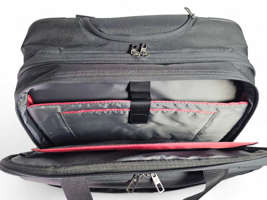 Samsonite - мобилен офис или куфар за ръчен багаж и лаптоп за бизнес пътувания с колелца и телескопична дръжка (Rolling Tote)