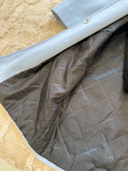 Польто турецкое голубое