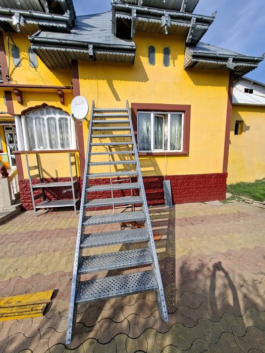 Confectionam scarii metalice zincate exterioare la cela mai mic preț