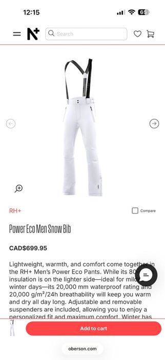 Pantaloni ski barbati - M/L