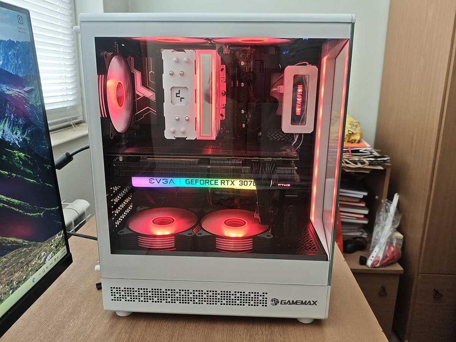 Геймърски компютър, Ryzen 7500F, Rtx 3070, 32gb DDR5, 1tb Nvme