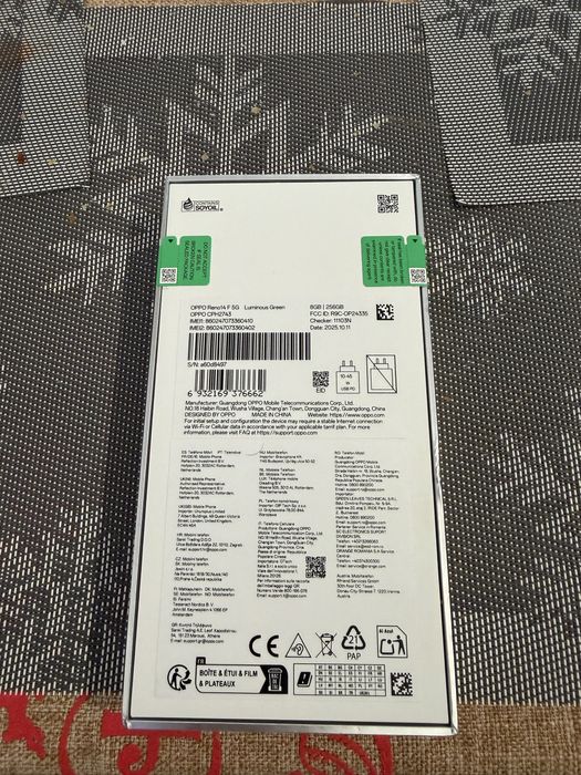 Vand OPPO RENO 14F 5G 256GB