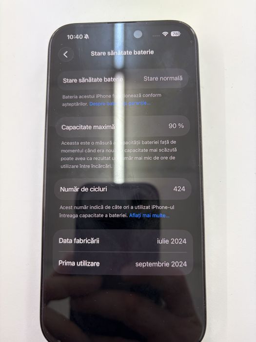 Iphone 15 pro ca nou impecabil