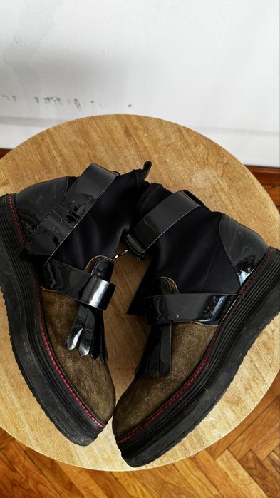 ghete musette 35.5-36 subțire kaki