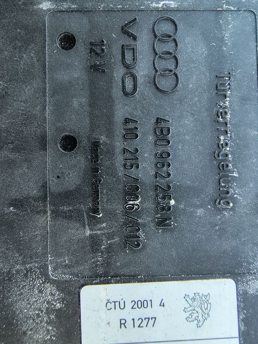 Calculator confort Audi A6 C5 allroad 4B0962258N, 410215/006/012,