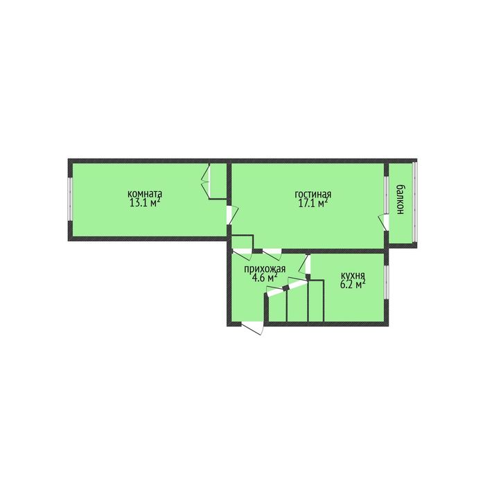 Продажа 2-комнатной КЖБИ