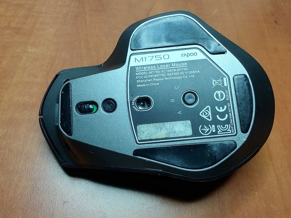 Mouse wireless gaming Rapoo MT750 reîncărcabil multimod Bluetooth