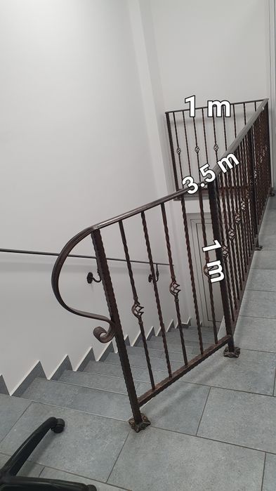 Balustrada fier forjat