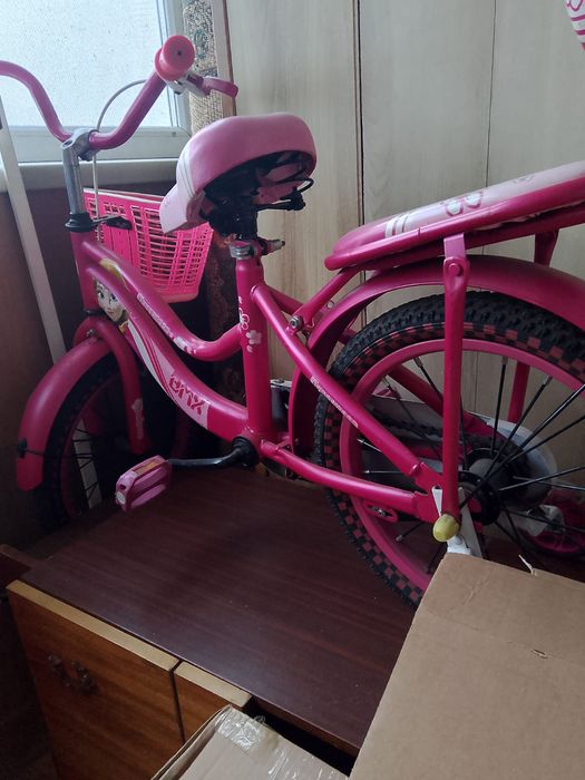Велосипед для девочки до шести лет