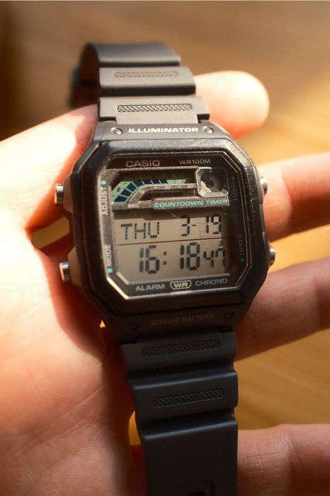 Продам касио часы в винтажном стиле 90хх