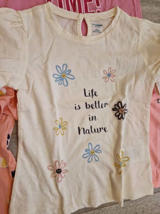 Lot 8 tricouri maneca scurta fetita marimea 110 LC WAIKIKI, SMYK