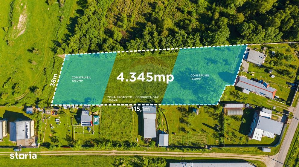 Teren 4,345mp Brasov / Strada Dimitrie Anghel / COMISION 0%
