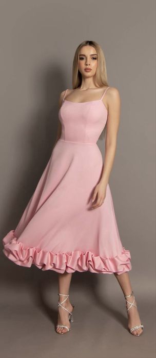 Rochie eleganta roz M