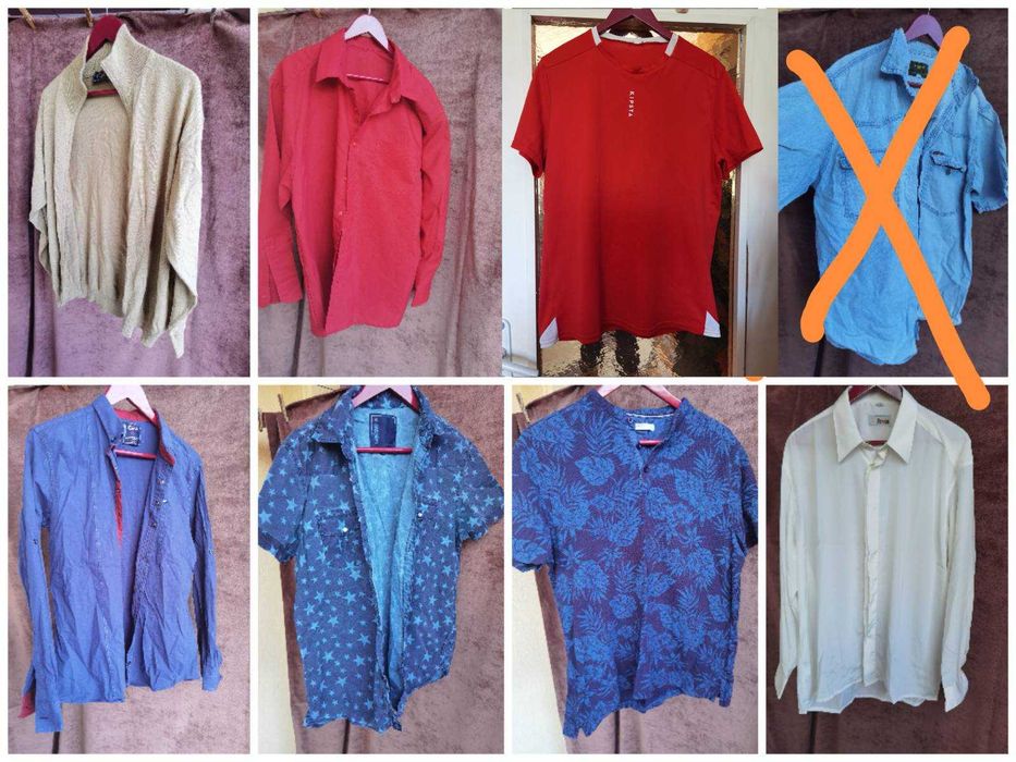 Мъжки ризи и жилетка- ххл, ххл, 3хл