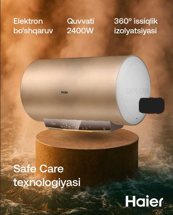 Haier brendidan yangilik! ES60H‑D3|ES80H‑D3 modellari sotuvda!