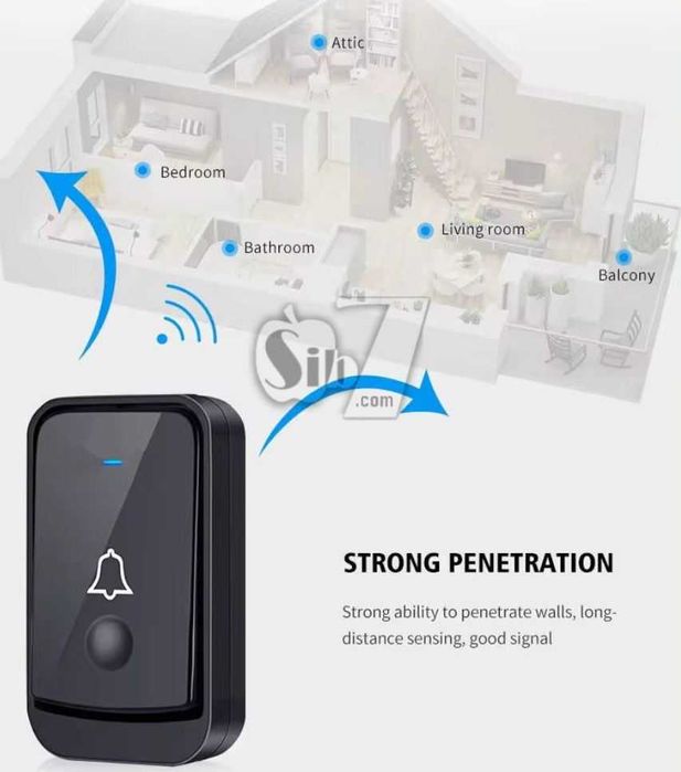 Безжичен wireless звънец за дома и офиса