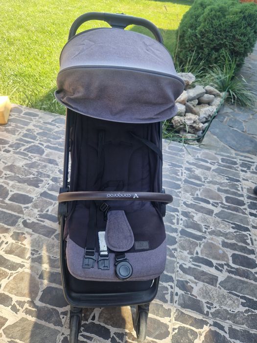 Лятна количка Cangaroo - Easy fold, сивa