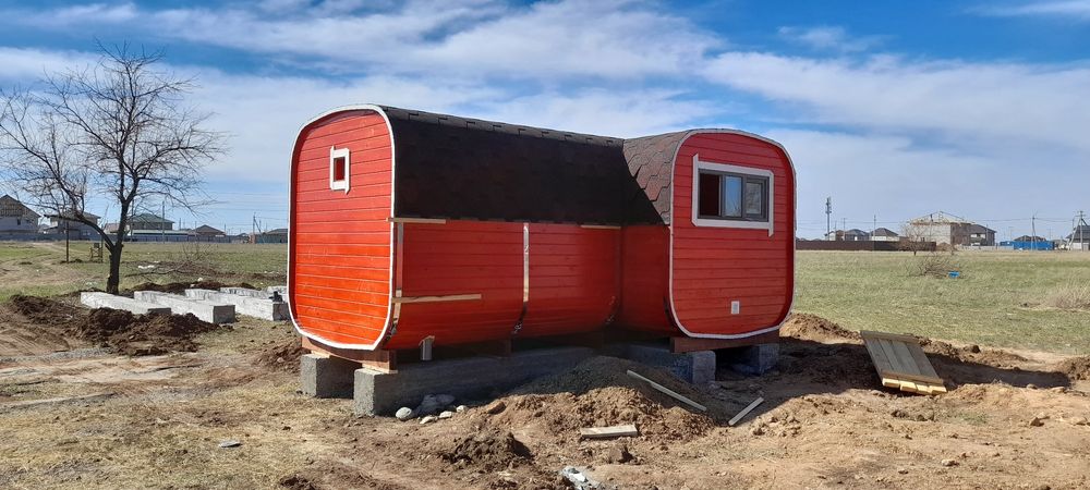 Баня-бочка, купель