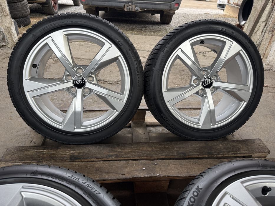 Jante originale Audi A1 Vw Polo Skoda Fabia anvelope iarna 215/45 17
