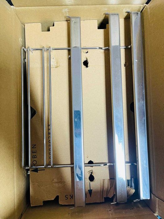 Șină pentru cuptor Siemens HZ438301 Oțel inoxidabil, 90 mm, 400 mm