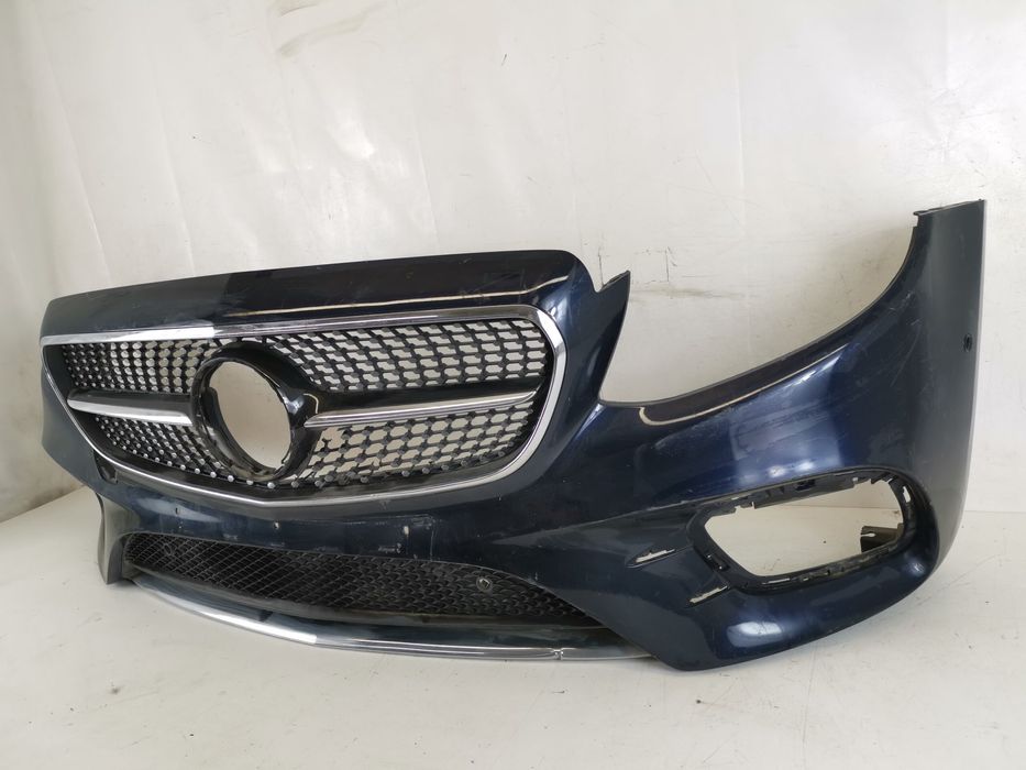 Предна броня AMG с централна и долна решетка Mercedes-Benz Е-Клас / Me