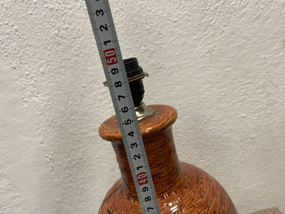 Стара италианска лампа от порцелан