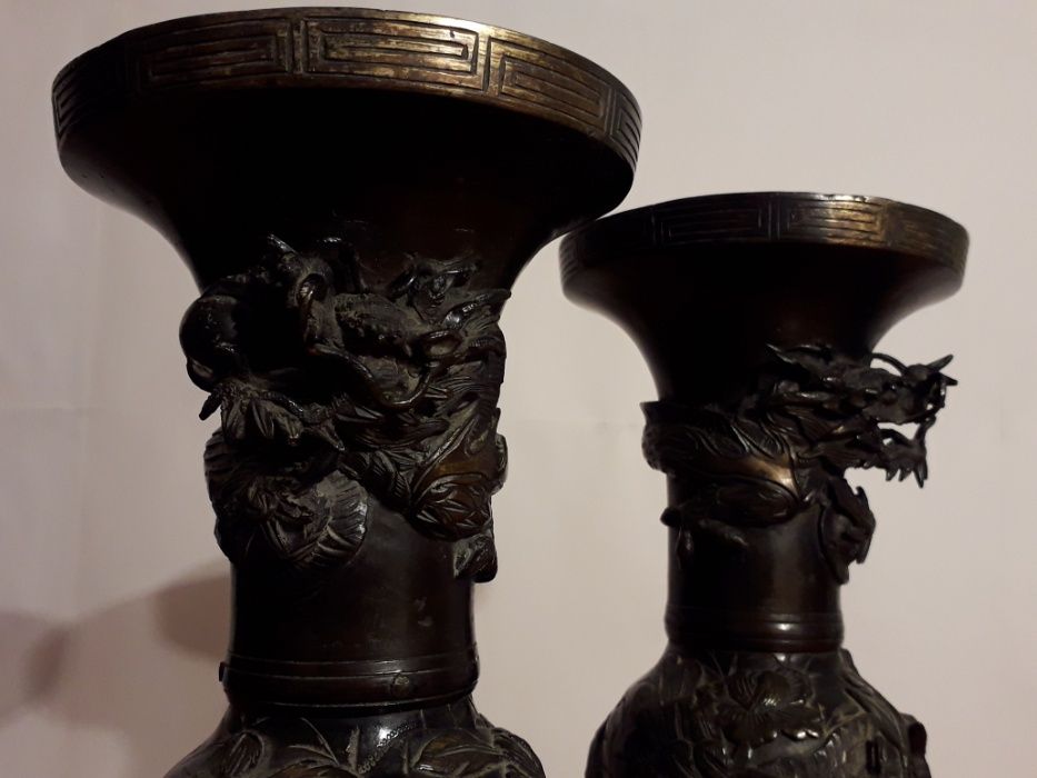 Vase Asiatice din Bronz – Vechi si Rare Piese Japoneze