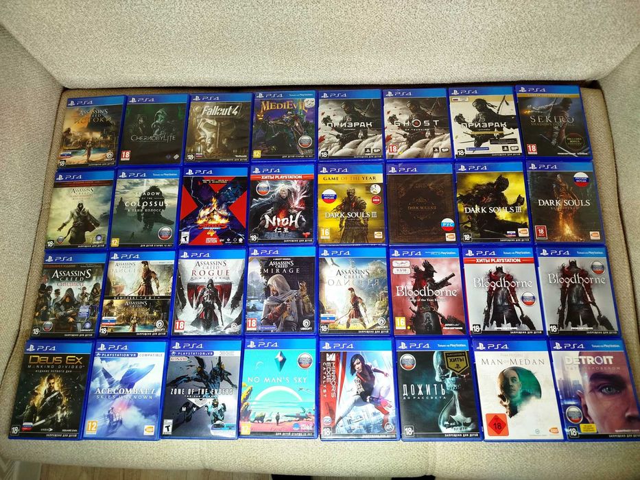 Диски Playstation 4 игры ps4