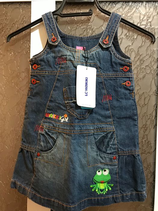 Детски дънков сукман