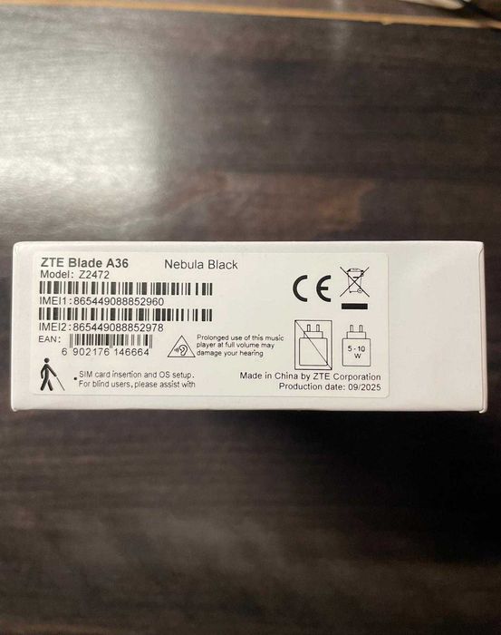 PROMOȚIE - ZTE Blade A36 Sigilat + carcasă (PRP: 700 ron)