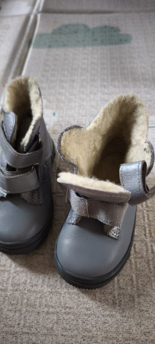 Ghete barefoot pt fetite piele naturală