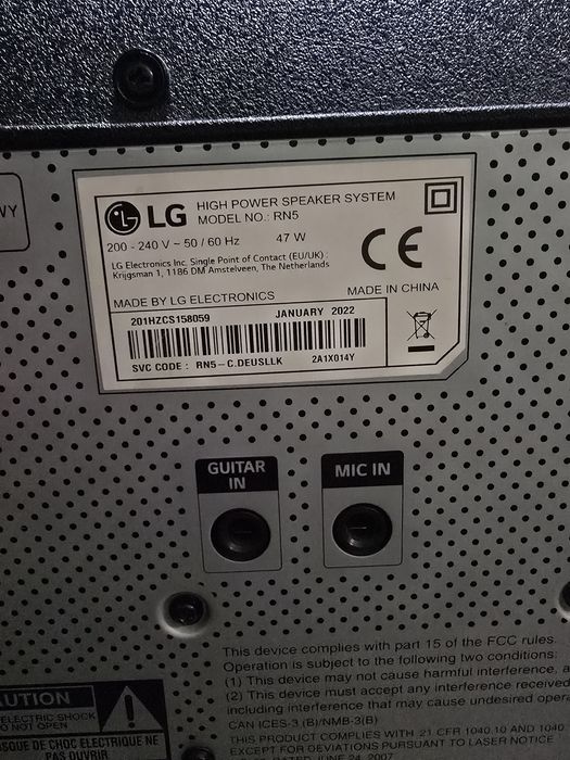 Boxa LG XBOOM rn5