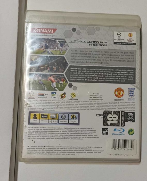 PES2011 игра за PS3