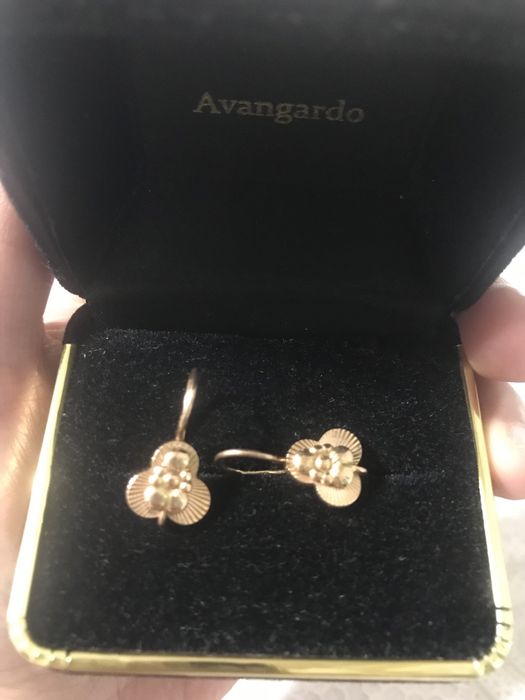 Серьги ссср 4,4 грамм 583 проба