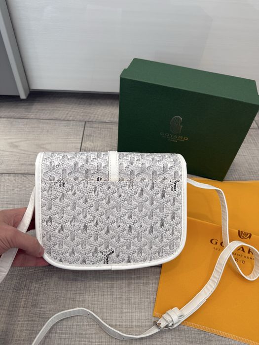 Goyard Belvedere II PM Бяла Чанта
