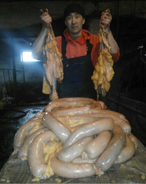 Ауызашар, тойға ет пісіру. Касапшы.