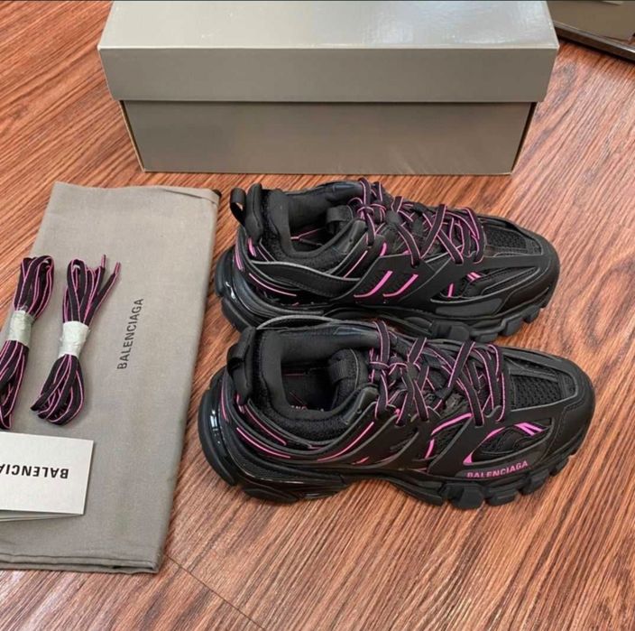 Balenciaga track purple and black