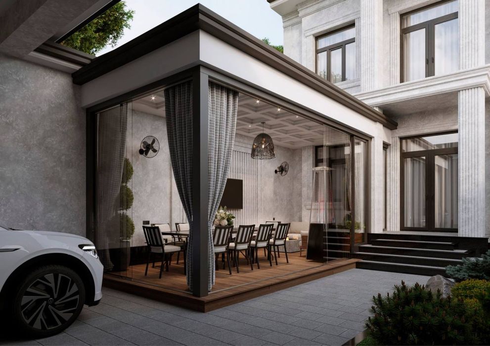 Алюкабонд Ўрнатиш хизмати алюкобонд монтаж аликабонд материал пс