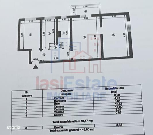 Minerva - Alexandru cel Bun - Apartament 3 camere