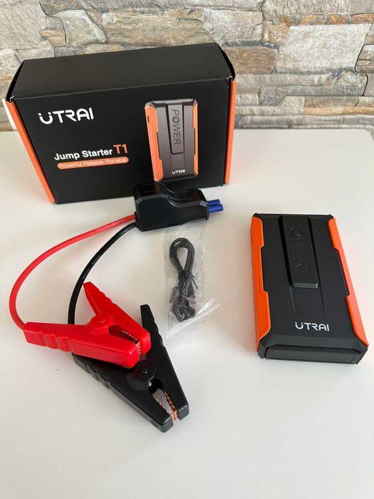 Aвариен стартер Бустер за автомобили Jump starter Utrai T1 – 1400A НОВ