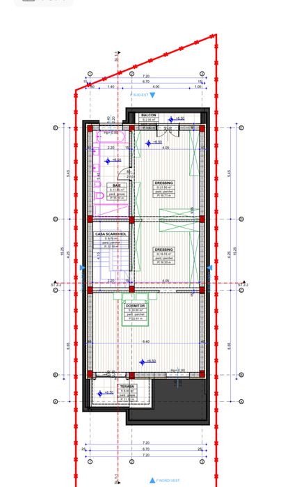 Vand teren plus autorizatie construire casa S+P+2