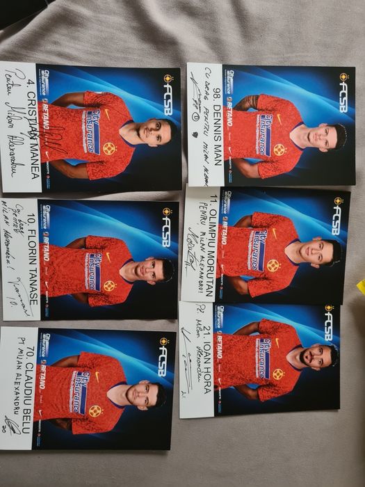Autografe echipa FCSB