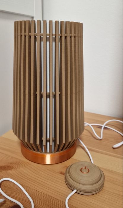 Vand lampa/veioza lumina ambientala LED, printata 3D