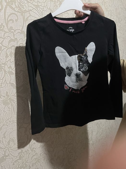 Кофта лонгслив черная