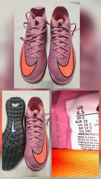Nike Mercurial Vapor 39 размер