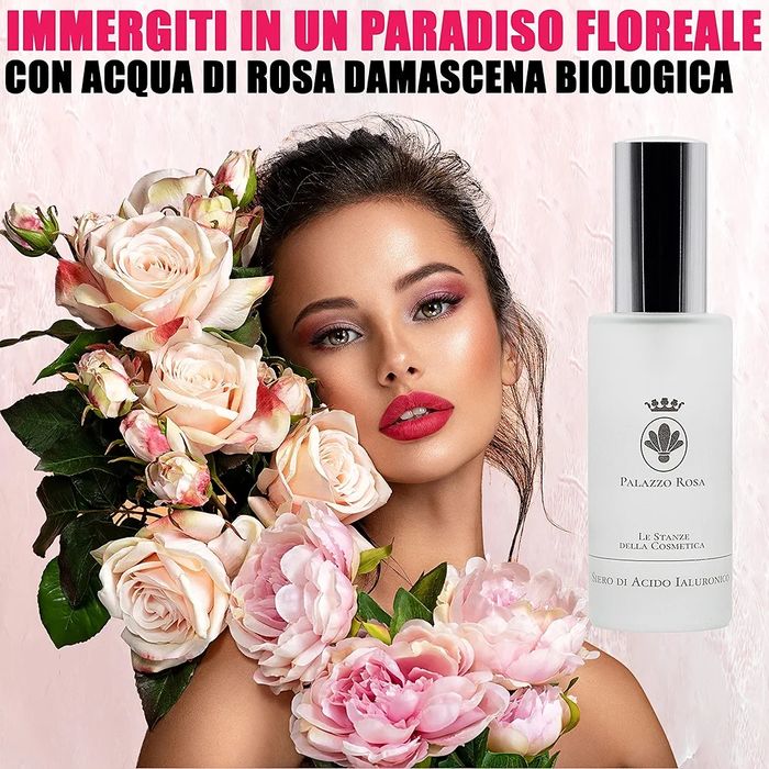 Palazzo Rosa Ser de Acid Hialuronic pentru Faţă - Anti-Riduri, 30 ml.