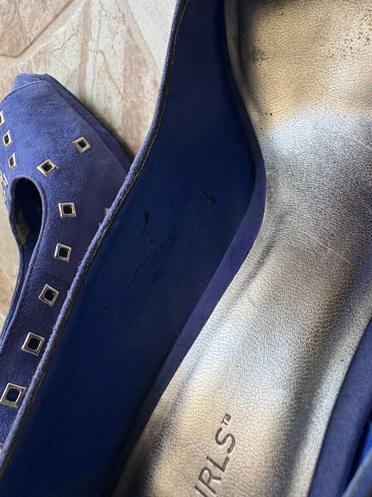 Дамски обувки на висок ток BCBGMaxazria girls - естествен велур