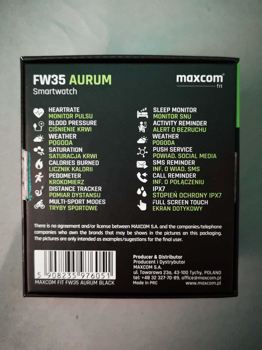 Часовник Smartwatch Maxcom *Чисто нов