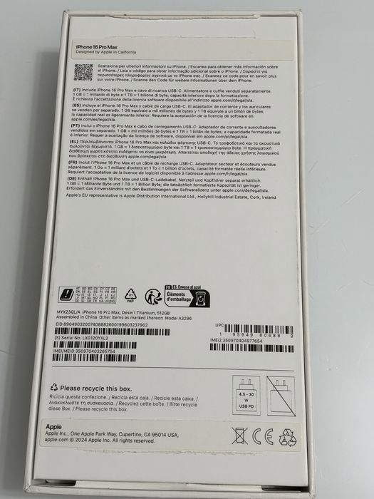 Iphone 16 Pro Max 512GB